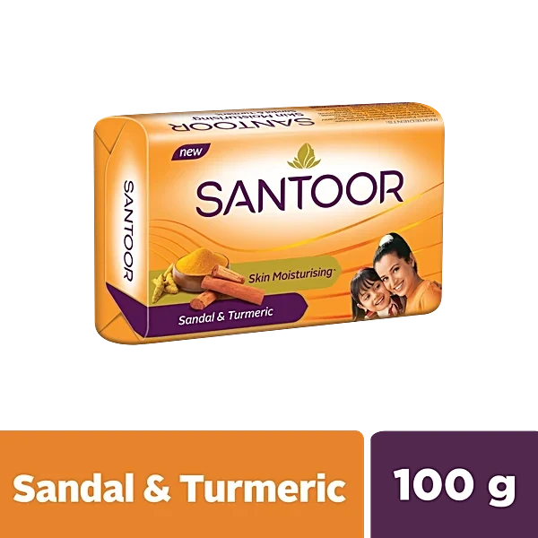 Santoor 100g 38/-