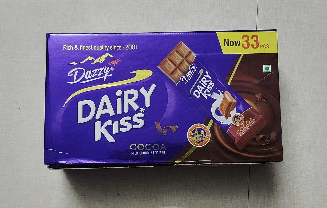 Dazy Dairy Kiss 165/- (33 pc)